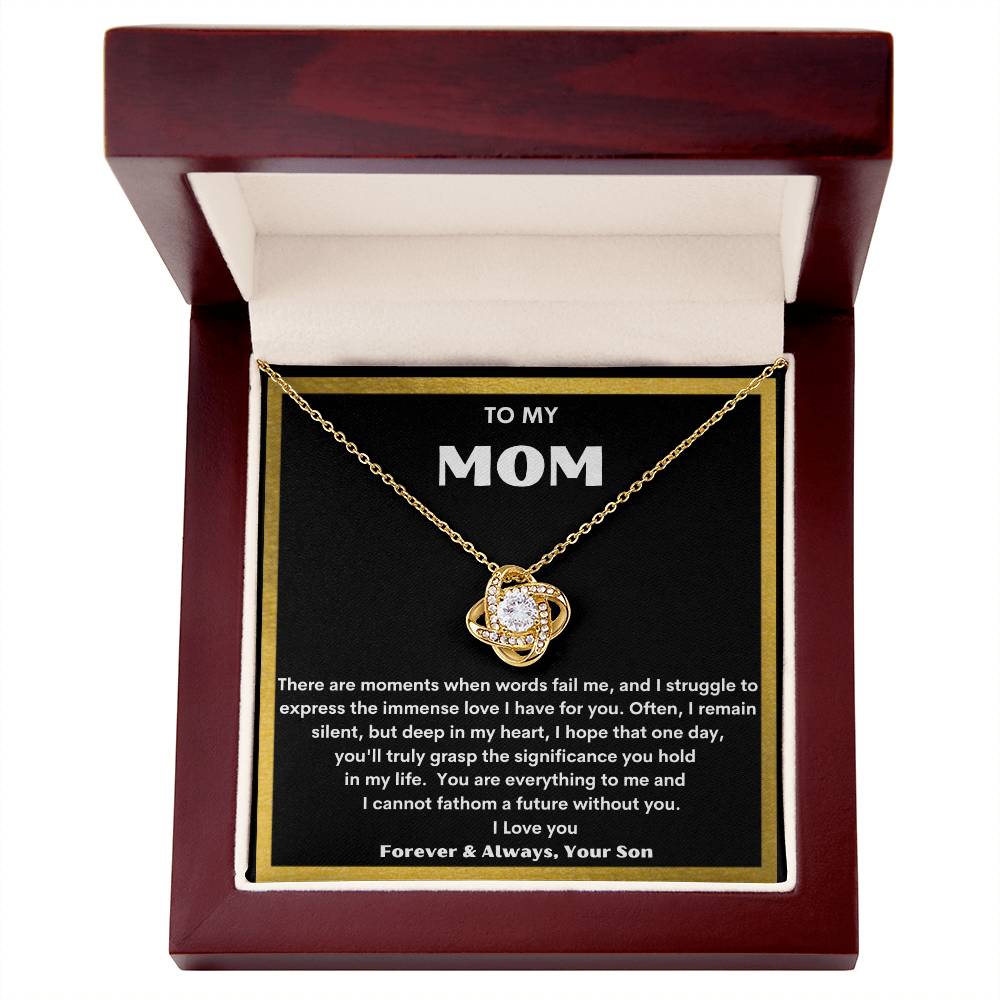 To My Beautiful Mom - Just Because - Birthday, Graduation, Mother's Day, Happy Day, Love Day Any Day
