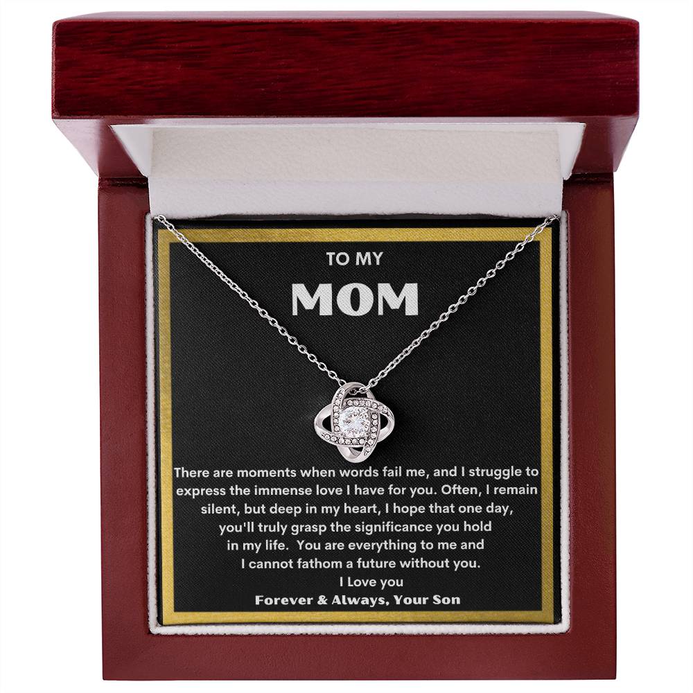 To My Beautiful Mom - Just Because - Birthday, Graduation, Mother's Day, Happy Day, Love Day Any Day