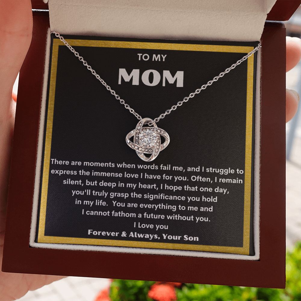 To My Beautiful Mom - Just Because - Birthday, Graduation, Mother's Day, Happy Day, Love Day Any Day