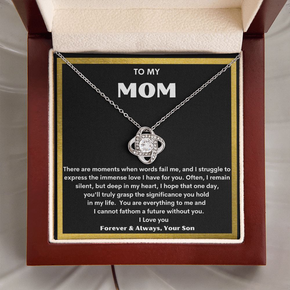 To My Beautiful Mom - Just Because - Birthday, Graduation, Mother's Day, Happy Day, Love Day Any Day