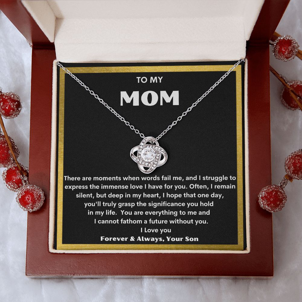To My Beautiful Mom - Just Because - Birthday, Graduation, Mother's Day, Happy Day, Love Day Any Day