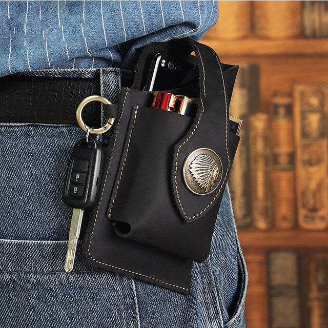 Leather Mobile Phone Bag