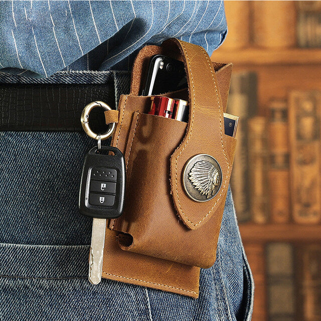 Leather Mobile Phone Bag