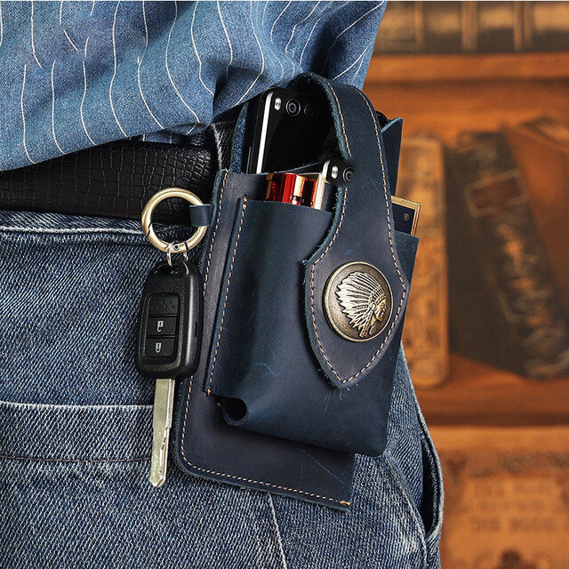 Leather Mobile Phone Bag