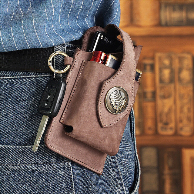 Leather Mobile Phone Bag