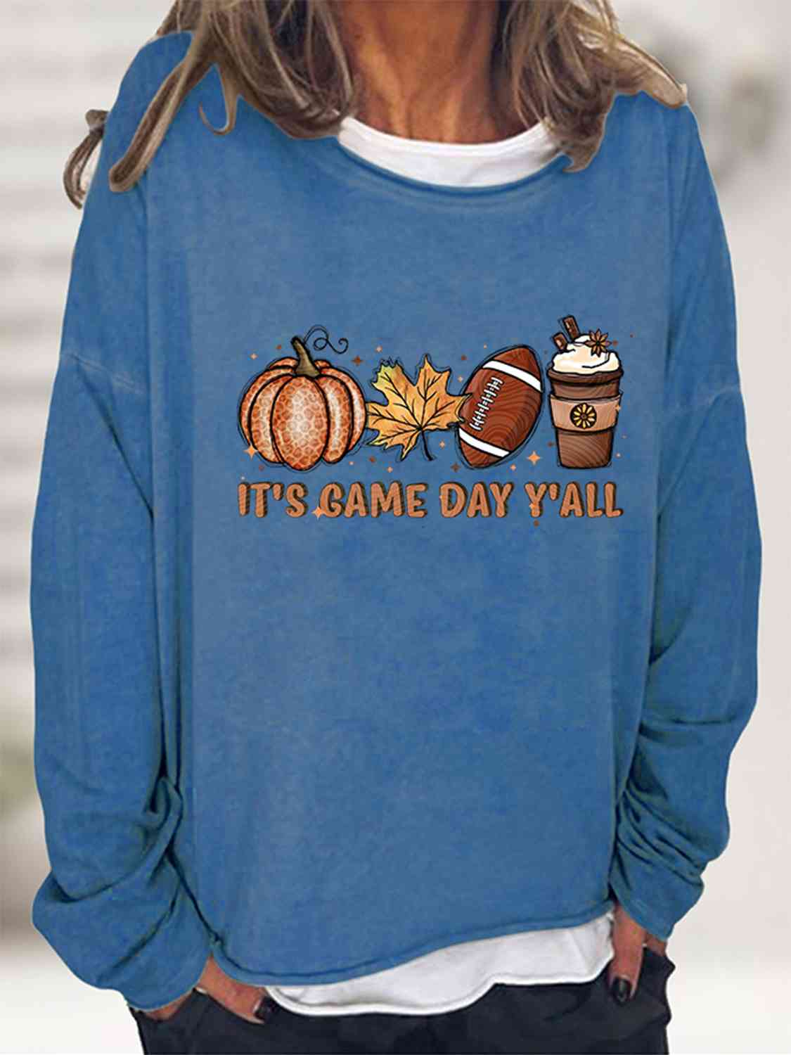IT'S GAME DAY Y'ALL Graphic Sweatshirt