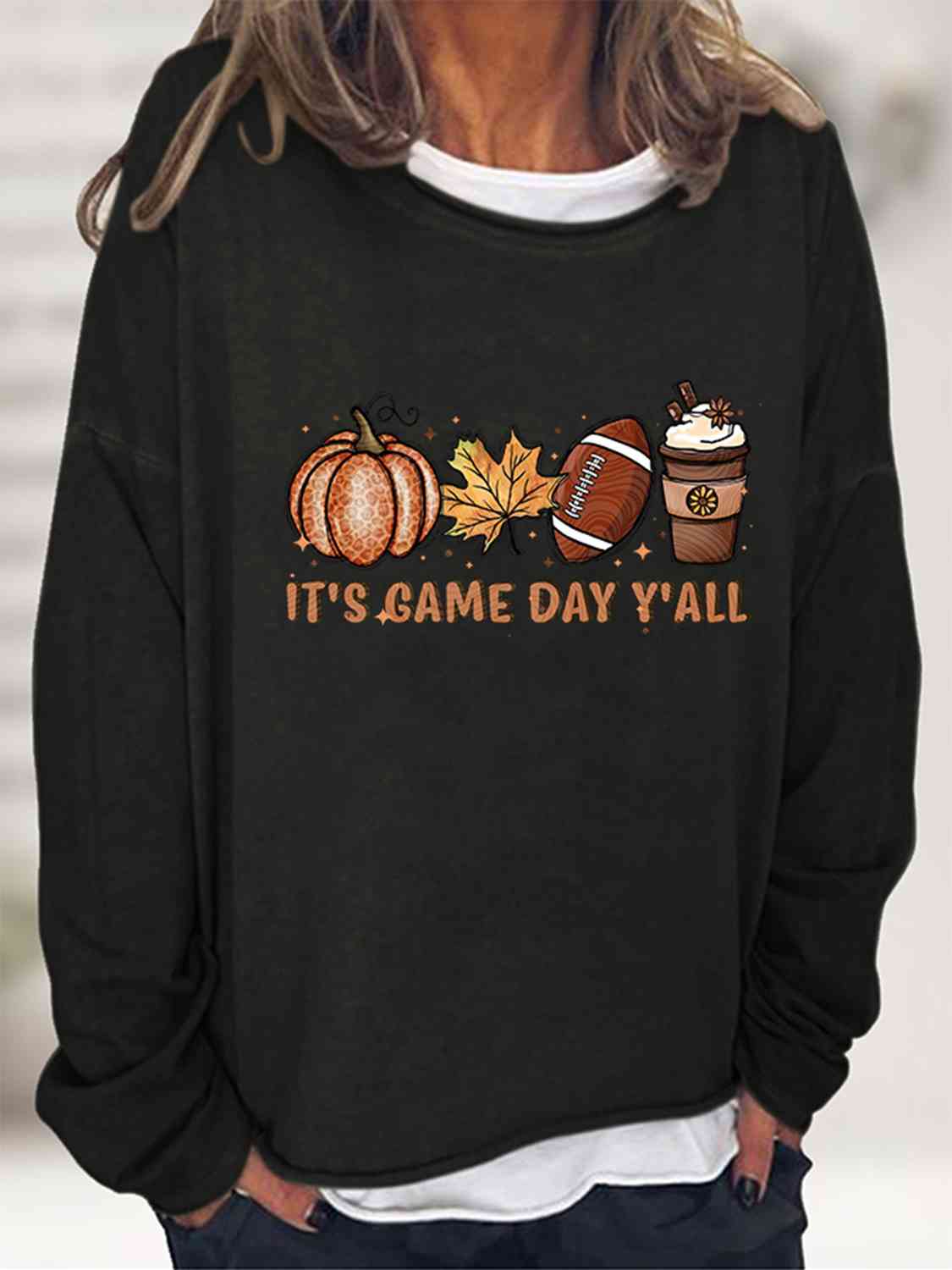 IT'S GAME DAY Y'ALL Graphic Sweatshirt