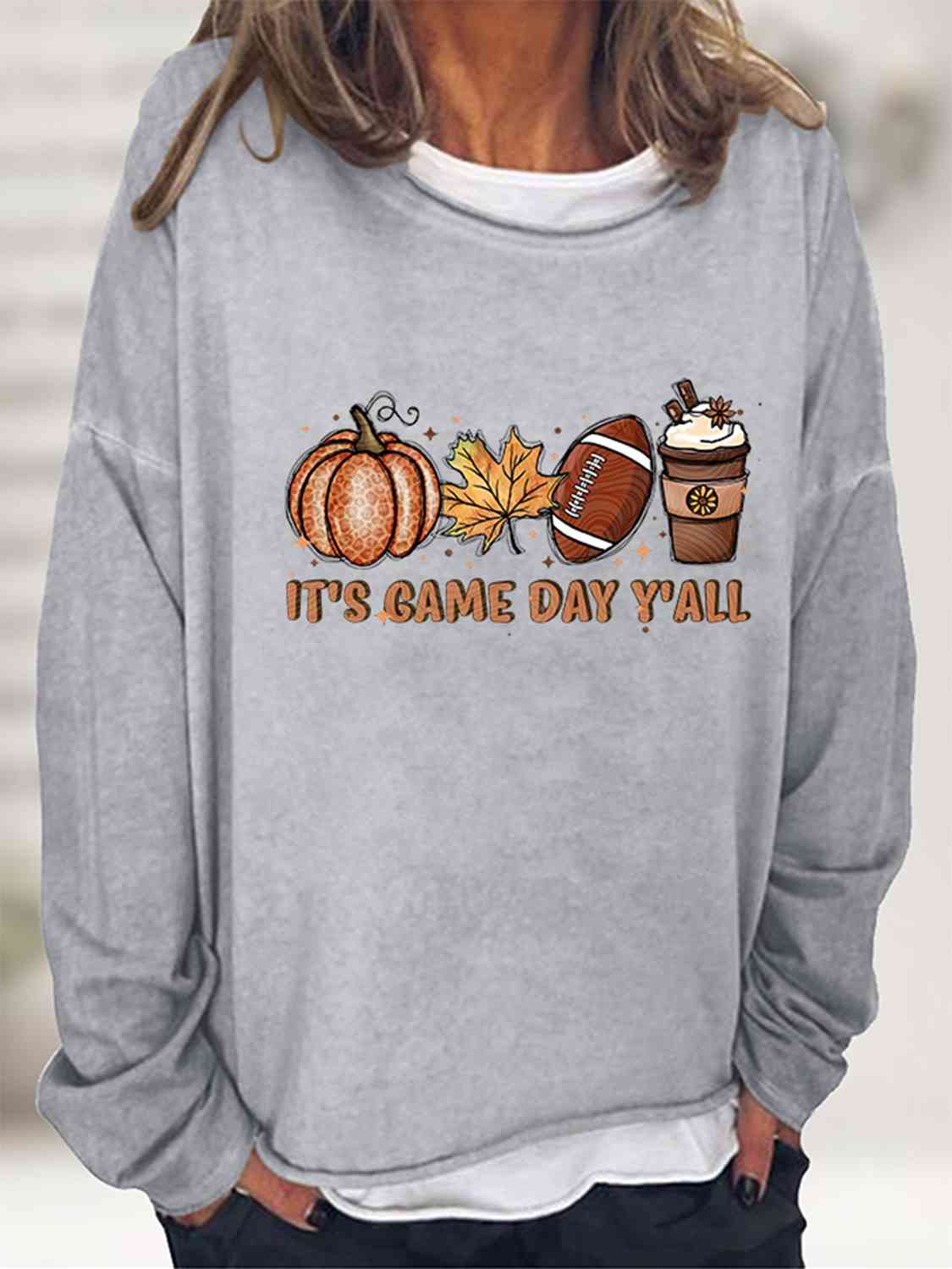 IT'S GAME DAY Y'ALL Graphic Sweatshirt