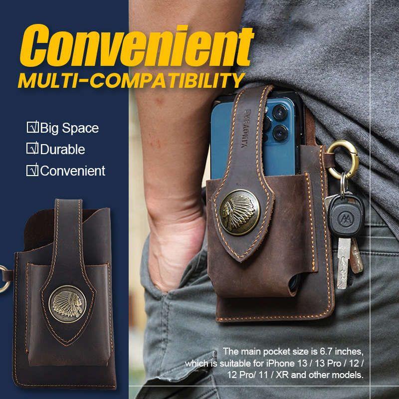 Leather Mobile Phone Bag