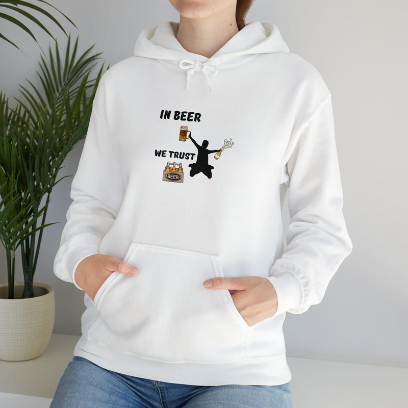 Unisex Heavy Blend™ Hooded Sweatshirt - In Beer We Trust - Hoodie