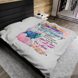 From Meme Granddaughter Velveteen Plush Blanket 50 x60