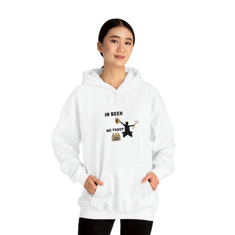 Unisex Heavy Blend™ Hooded Sweatshirt - In Beer We Trust - Hoodie