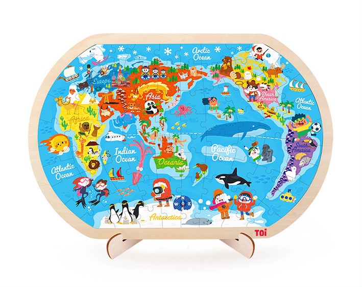 The Perfect Family World Map Wooden Puzzle - Let The Fun Begins!