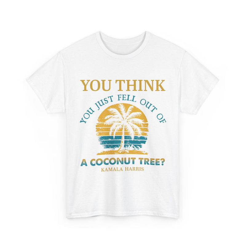 Coconut Tree Tee - Unisex Heavy Cotton Tee