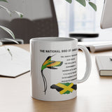 The Beautiful Humming Bird Of Jamaica Mug - White Ceramic Mug, 11oz