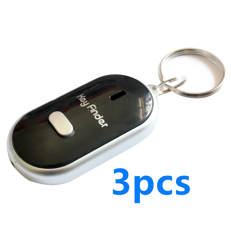 New LED whistle control induction key ring Elderly key finder Multi-function key anti-lost device