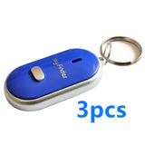 New LED whistle control induction key ring Elderly key finder Multi-function key anti-lost device