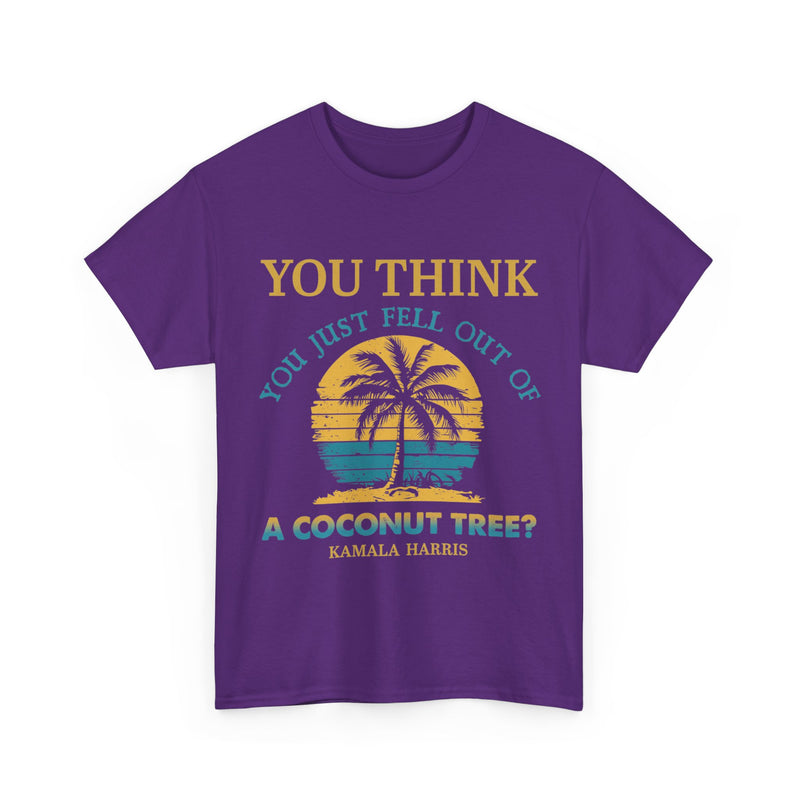 Coconut Tree Tee - Unisex Heavy Cotton Tee