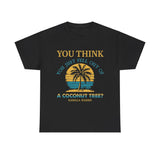 Coconut Tree Tee - Unisex Heavy Cotton Tee