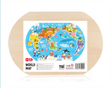 The Perfect Family World Map Wooden Puzzle - Let The Fun Begins!