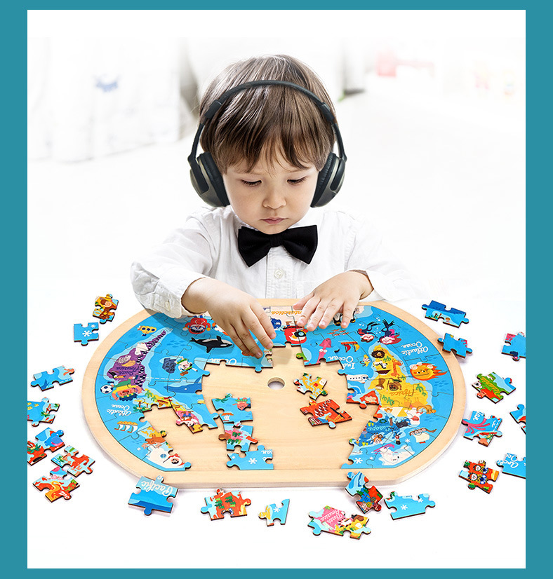 The Perfect Family World Map Wooden Puzzle - Let The Fun Begins!