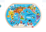 The Perfect Family World Map Wooden Puzzle - Let The Fun Begins!