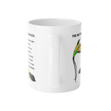 The Beautiful Humming Bird Of Jamaica Mug - White Ceramic Mug, 11oz