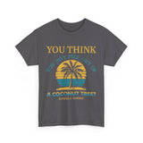 Coconut Tree Tee - Unisex Heavy Cotton Tee