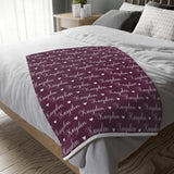 Soft Velveteen Minky Blanket (Two-sided print) 50x60