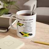 The Beautiful Humming Bird Of Jamaica Mug - White Ceramic Mug, 11oz