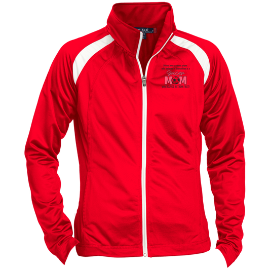SOCCER PLAYER- Ladies' Raglan Sleeve Warmup Jacket