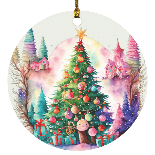 Original Christmas Circle Ornament