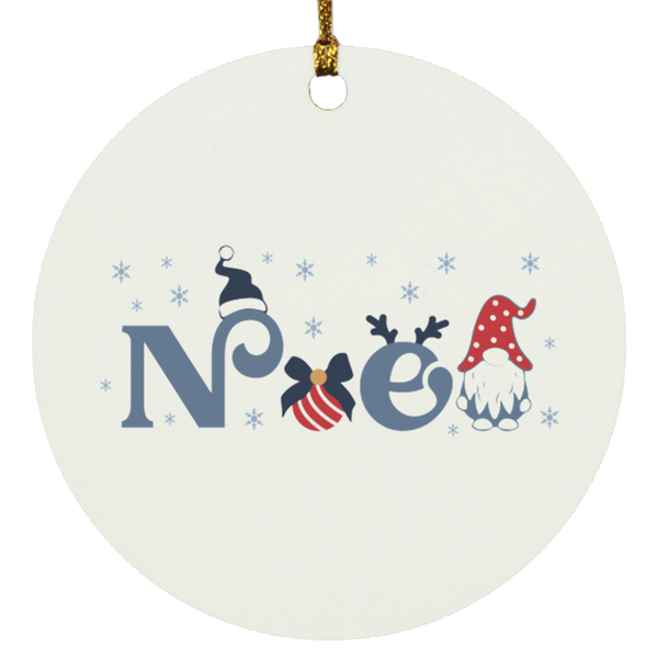 Noel Circle Ornament