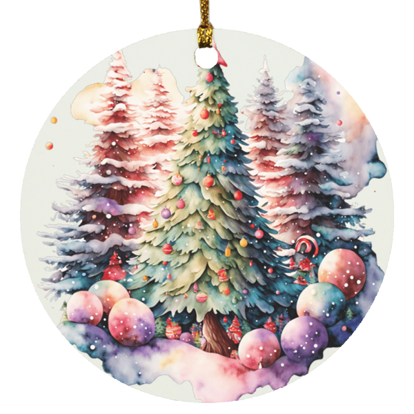 Christmas Circle Ornament