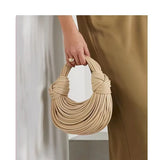 Beautiful Small Luxury Designer Brand Handwoven Noodle Bags Rope Knotted Bag