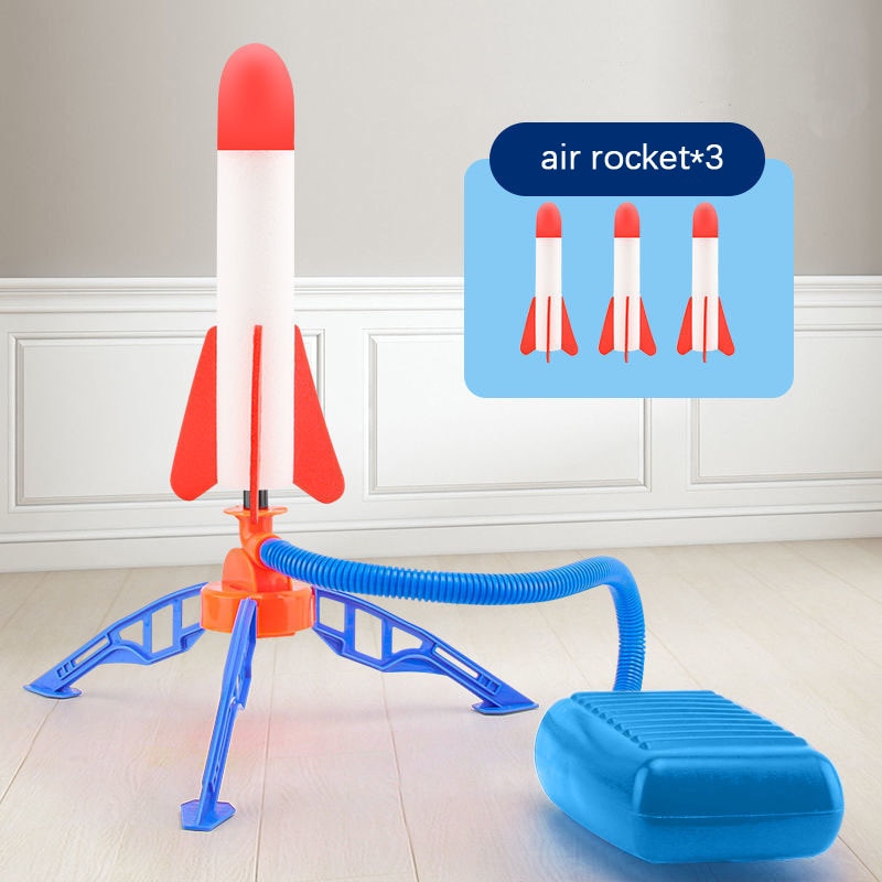 Kid Air Rocket Foot Pump Launcher