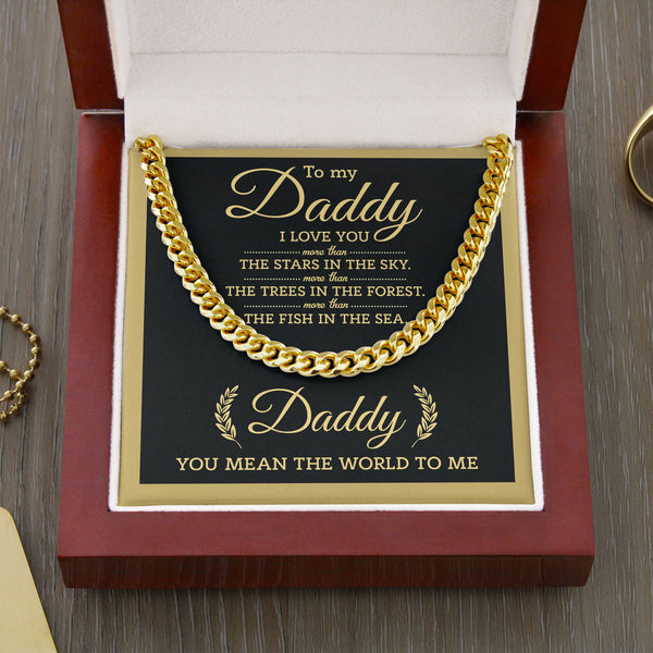 To My Daddy - I Love You - Fathers Day - Gift