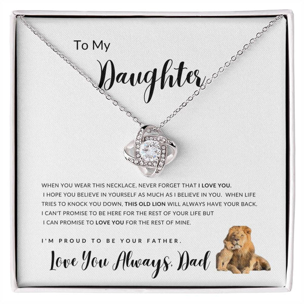 ToMy Dear Daughter - Never Forget That Dad Loves You - Gift For Christmas, Birthday, Graduation, Wedding, Anniversary