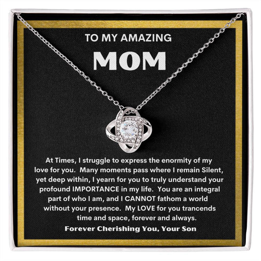 To My Amazing Mom, Forever Cherishing You, Birthday, Anniversary, Graduation, I Love You, Just Because