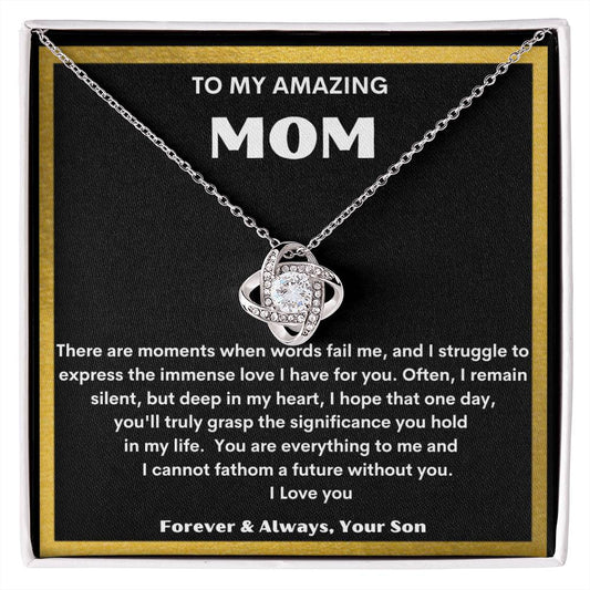 To My AMAZING Mom - Just Because - Birthday, Graduation, Mother's Day, Happy Day, Love Day Any Day