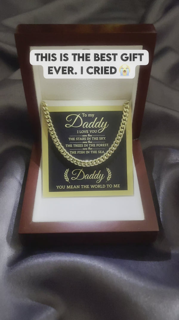 To My Daddy - I Love You - Fathers Day - Gift