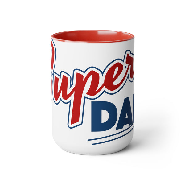 Two-Tone Coffee Mugs, 15oz