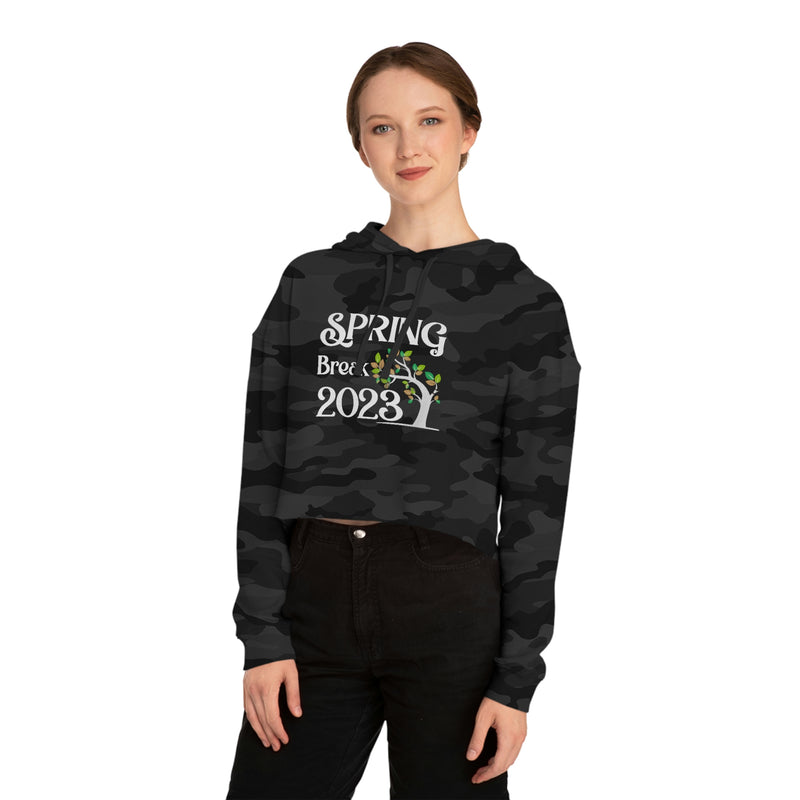 Beautiful Women’s Cropped Hooded Sweatshirt