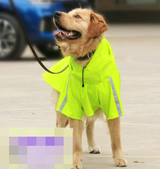 Spring and summer new dog raincoat waterproof cape dog reflective raincoat large dog raincoat