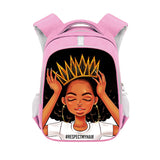 African girl backpack