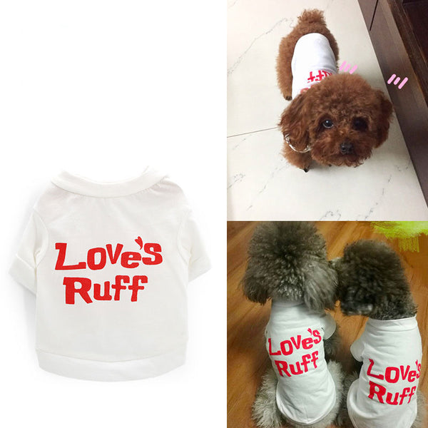 Adorable Clothes For Your Furry Babies-White Luv Ruff