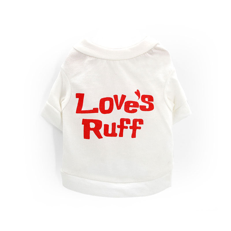 Adorable Clothes For Your Furry Babies-White Luv Ruff