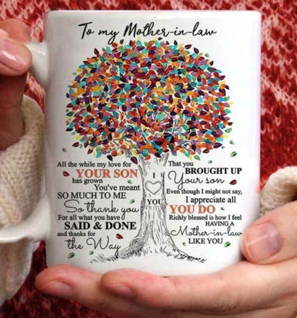 Color Tree Mother's Day Mother's Ceramic Coffee Mark Cup Water Cup New Product