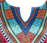 New African Print Dress Casual Women Dress Ladies Skirt