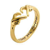 "I Love You Forever" Heart Ring - Mothers day